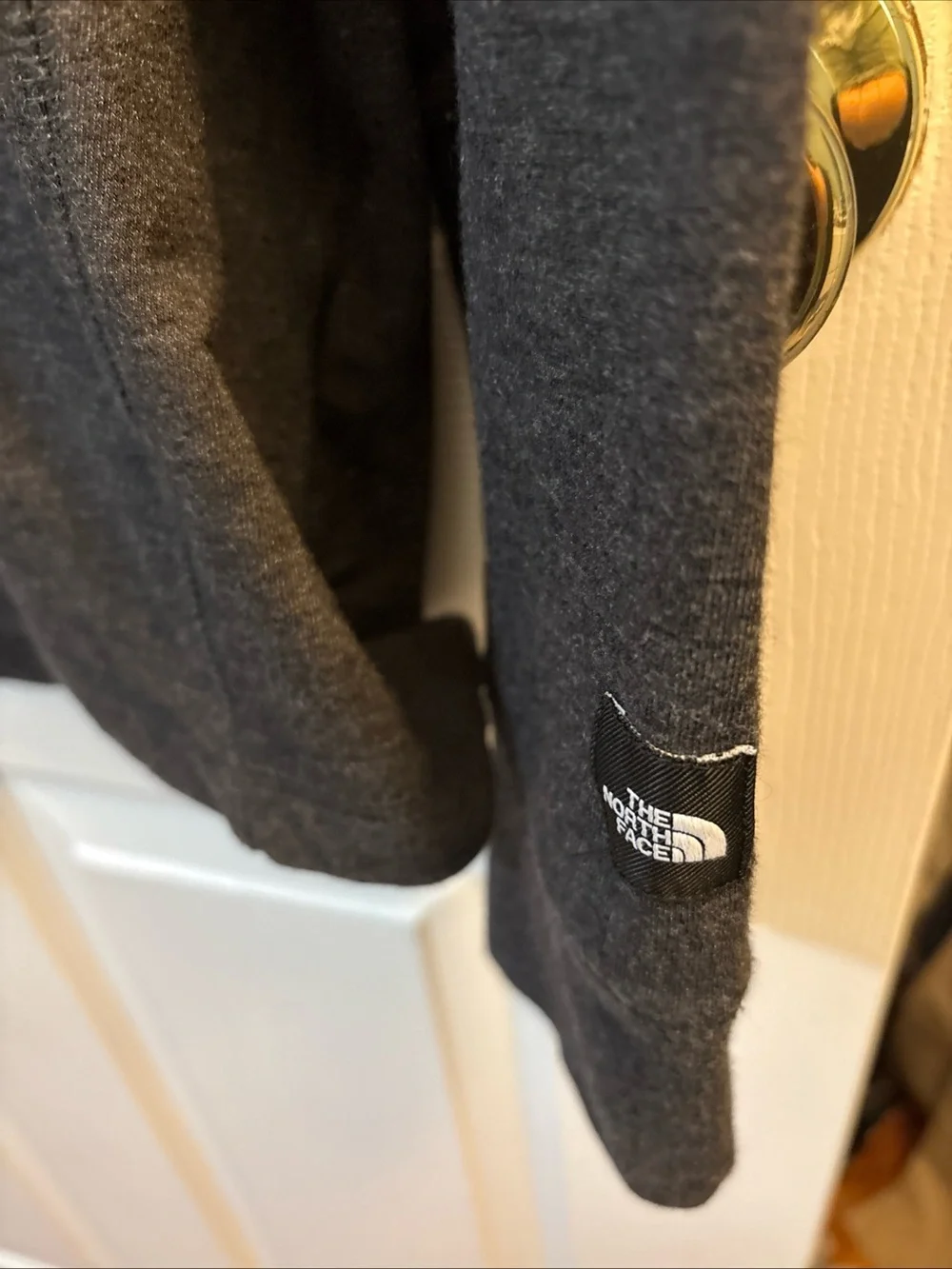The North Face Men's Long-Sleeve Crewneck Shirt - Charcoal